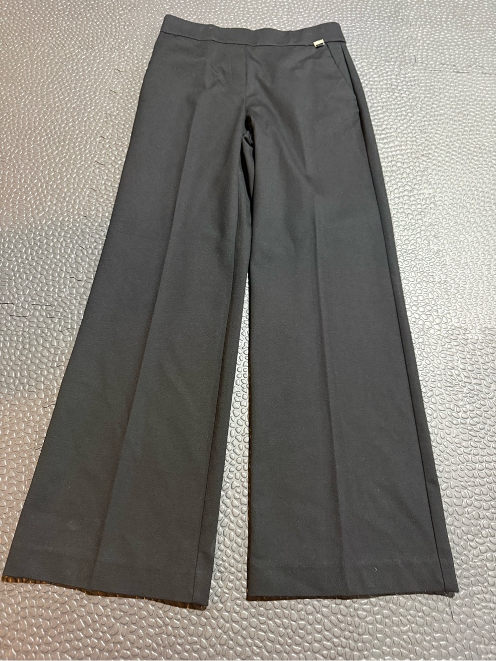 Anne Klein Black Wide-Leg Dress Pants